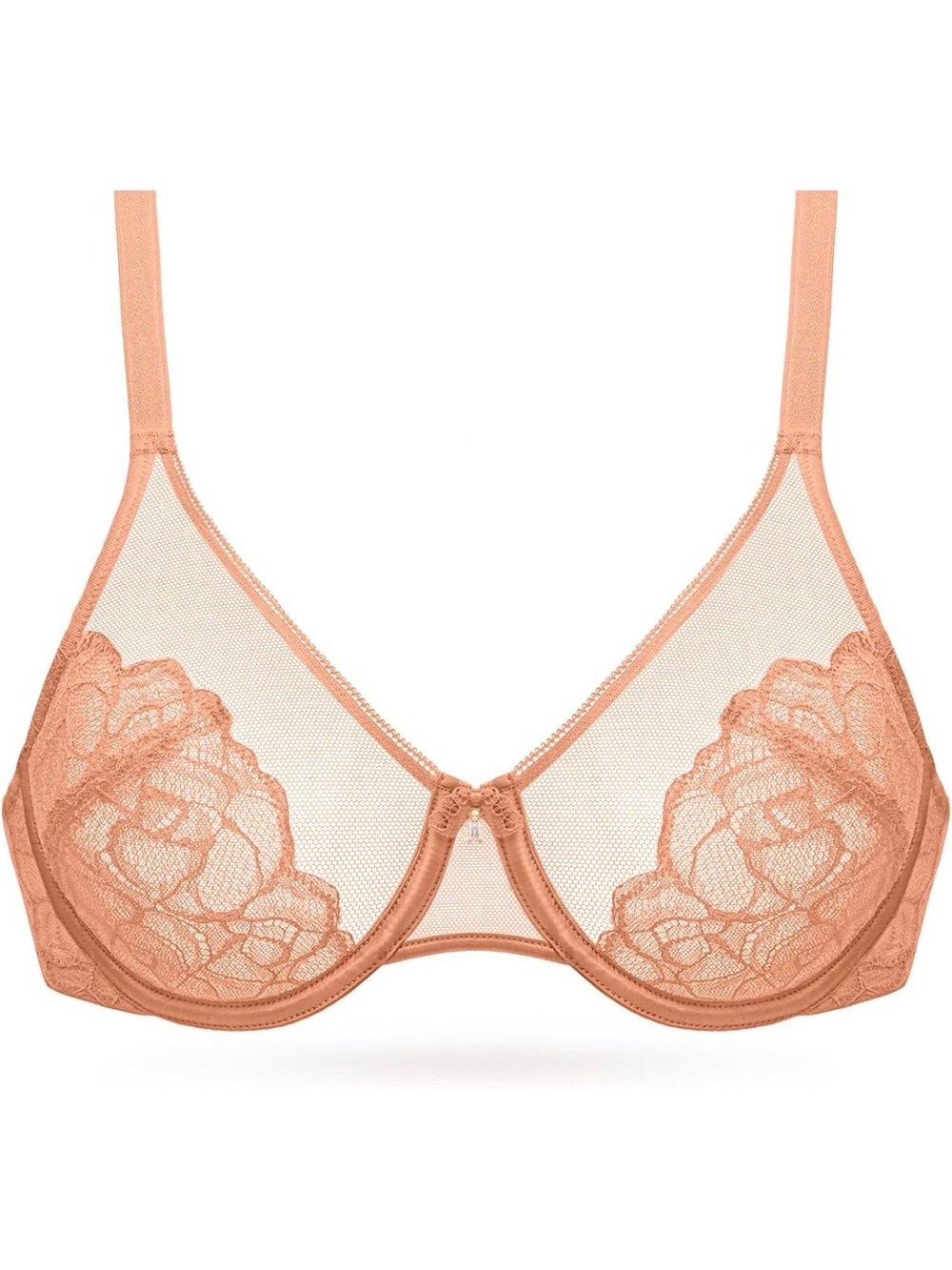 Wingslove Sheer Lace Minimizer Bra